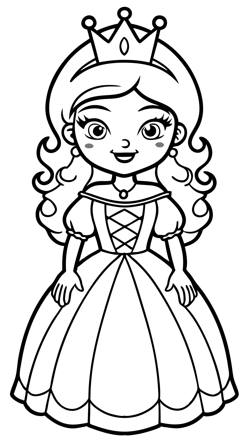 princesas para colorear pdf